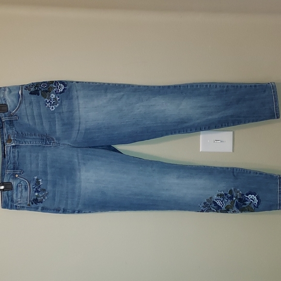 Nine West Denim - Nine West Gramercy Skinny Embroidered jeans